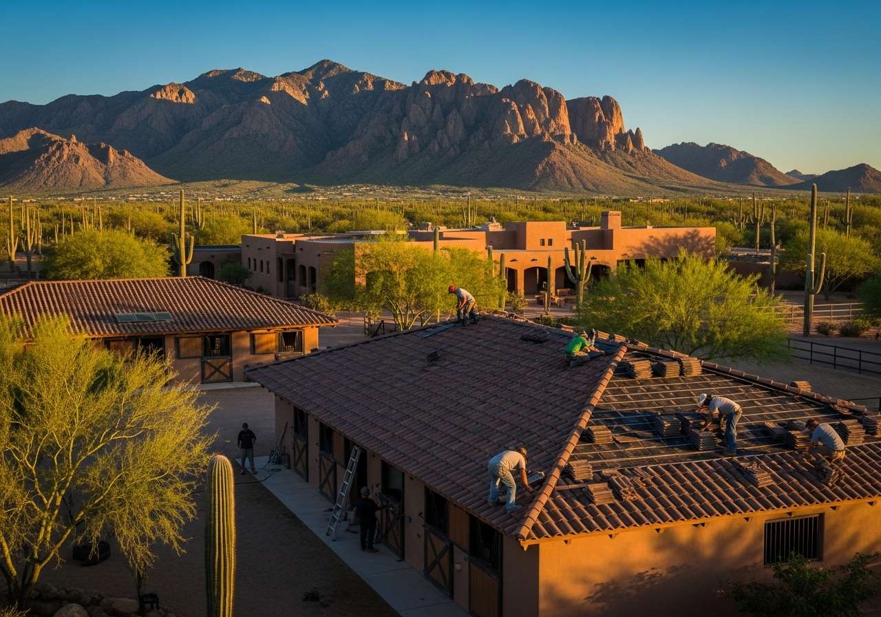 Tile and flat roof repair in Catalina Foothills