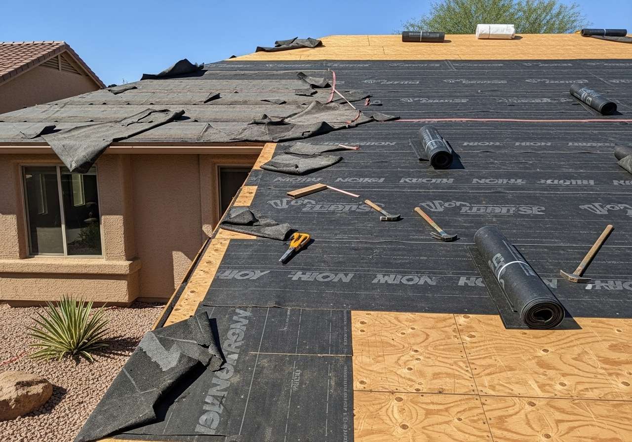 Tile roof repair in Chandler