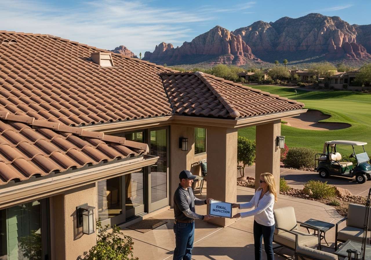 Las Sendas HOA approved roofing
