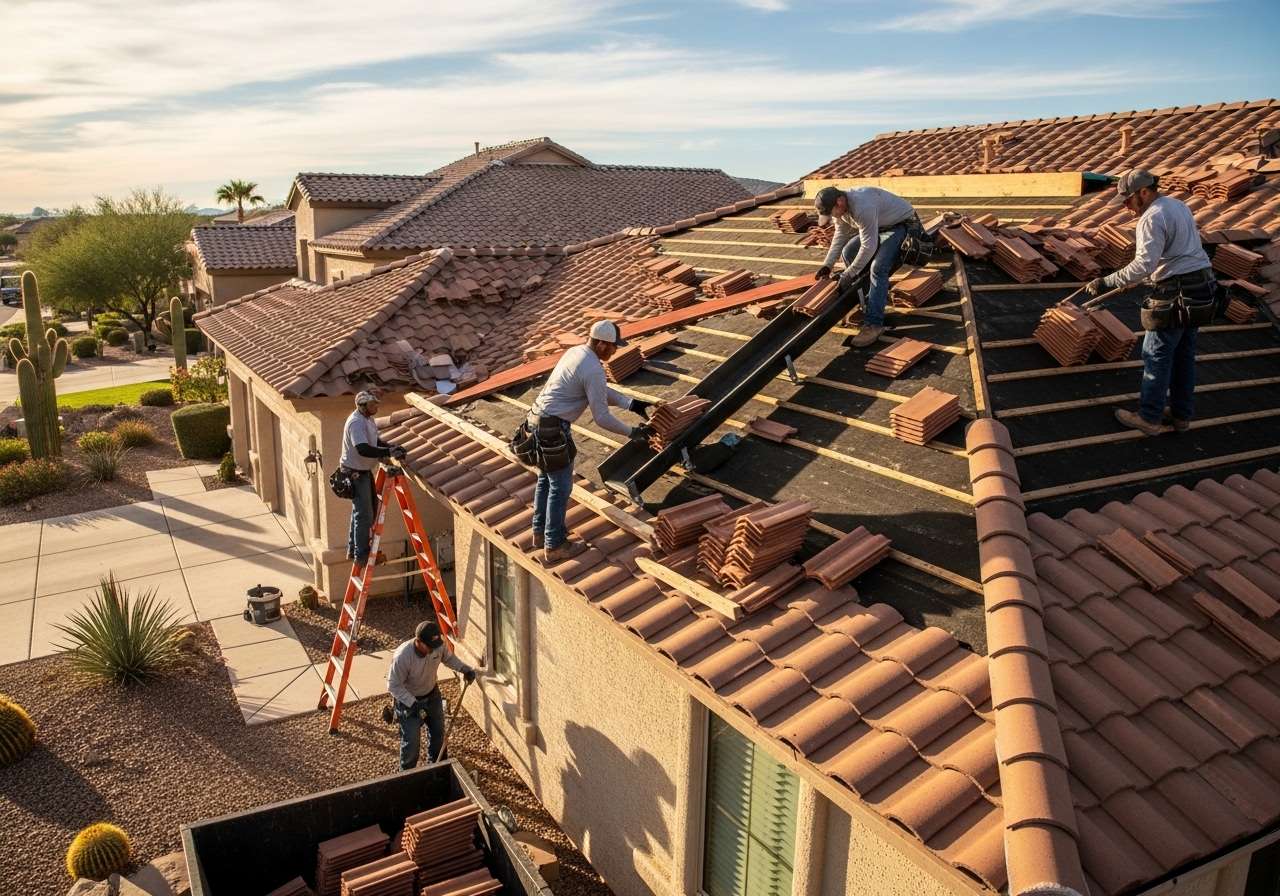 Peoria code compliant roofing