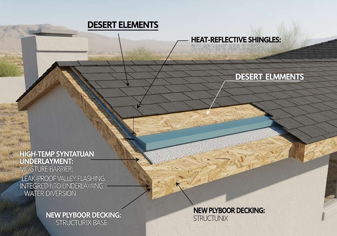 Roof replacement components