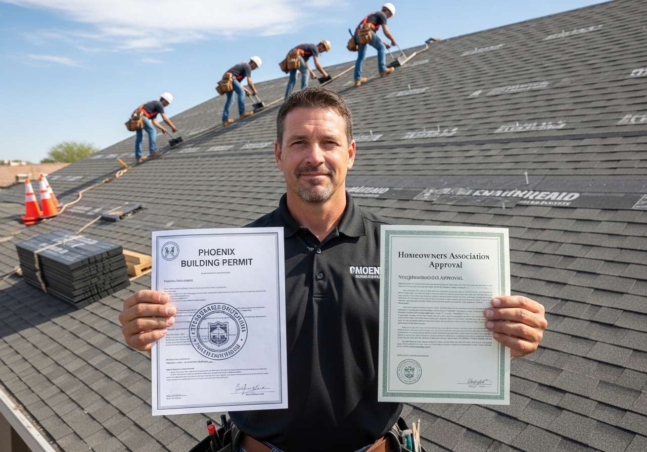 Roof replacement in Phoenix